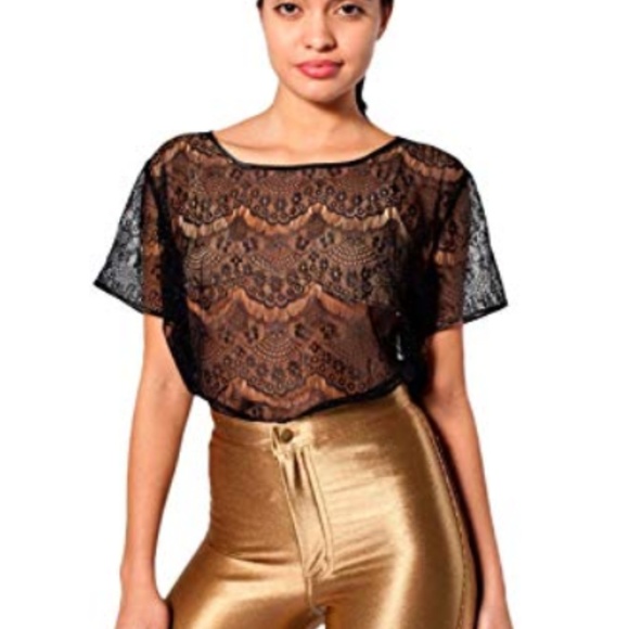 American Apparel El Salvador lace tshirt - Picture 2 of 3